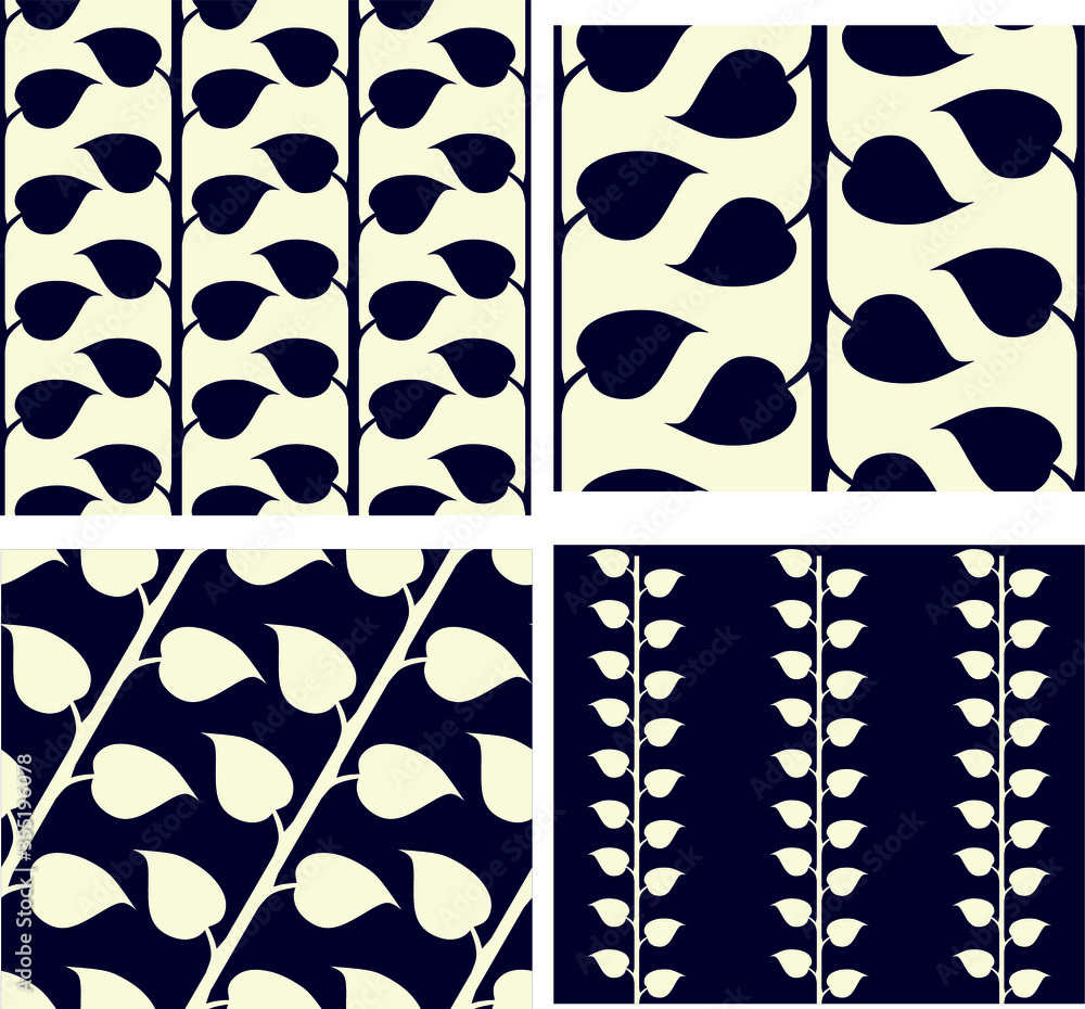 Poster set of seamless geometric pattern with geometric shapes,fabric pattern,tile pattern,carpet pattern,w