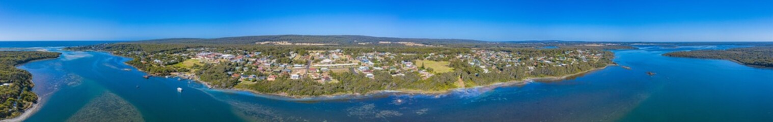 Aerial view of Augusta in Australia