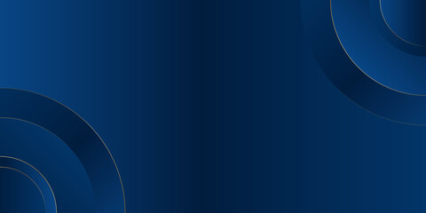 Modern blue abstract background, the look of circle silver steel, circular lines on a blue background