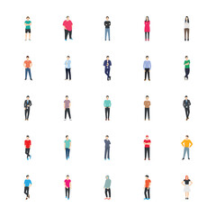 People Character Icon Pack 