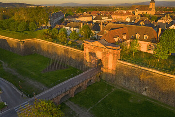 Neuf-Brisach, Fortifications of Vauban, Alsace, France, UNESCO World Heritage Site