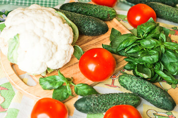 Healthy Organic Vegetables. Bio Food