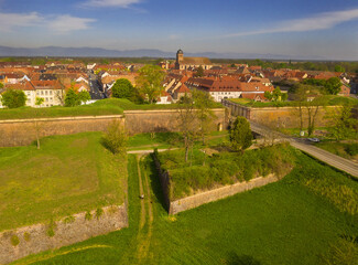 Neuf-Brisach, Fortifications of Vauban, Alsace, France, UNESCO World Heritage Site