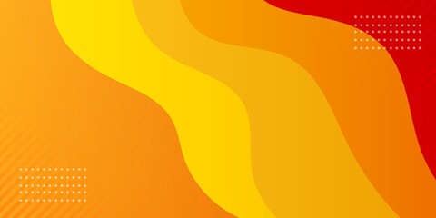 Bright colorful wave curve background. Modern vector abstract composition