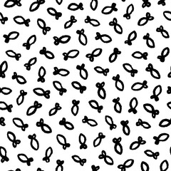 Hand drawn seamless pattern.