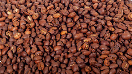 roasted coffee beans background