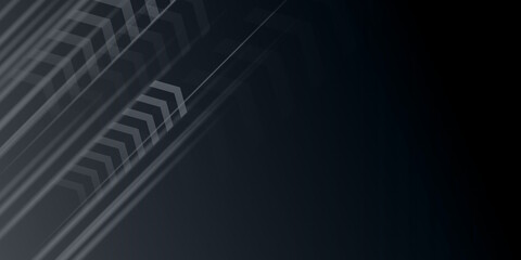 Abstract 3d background with black arrow speed race layers for game wallpaper and presentation design