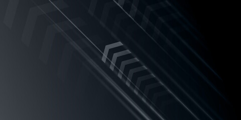 Abstract 3d background with black arrow speed race layers for game wallpaper and presentation design