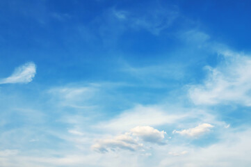 white cloud with blue sky nature landscape background