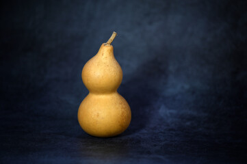 Gourds on a black background