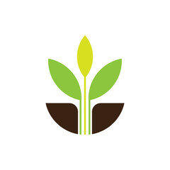 Grow Up Tree logo design vector