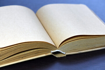 open old book with pages
