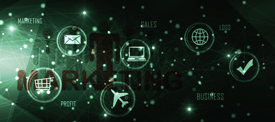 Digital Abstract technology background,2d illustration