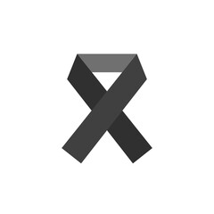 Obraz premium Medical silhouette icon. Ribbon silhouette icon. HIV. Hospital silhoutte icon