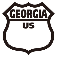 全米50州 国道標識板　US ROUTE SIGHN BOARD Georgia ジョージア州