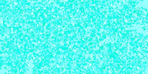 Light Green vector layout with beautiful snowflakes.