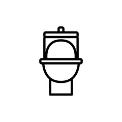 toilet flart icon, vector illustration