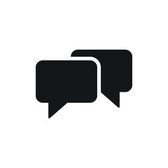 Naklejka premium dialog icon vector sign symbol isolated