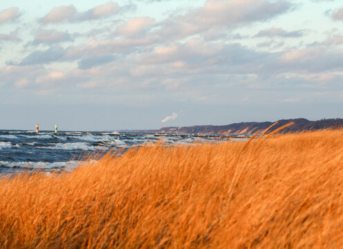 Sunset At Oval Beach, Saugatuck, Michigan