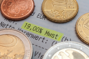 Kaufbeleg, Mehrwertsteuer und Mehrwertsteuersenkung Coronakrise