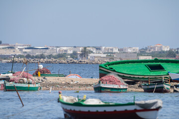 Fototapeta na wymiar View of mahdia from the coast