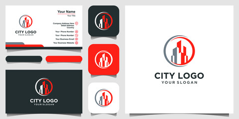 building construction logo design Inspiration. logo design, icon and business card