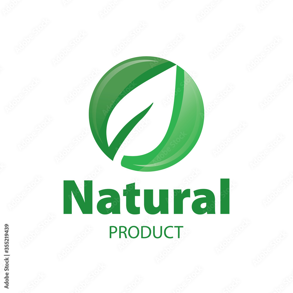 Wall mural logo natural product