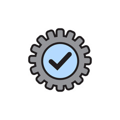 Execution icon design isolated on white background