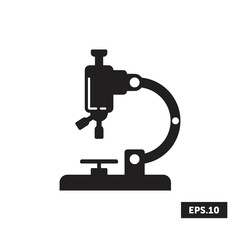 MICROSCOPE Icon, MICROSCOPE Sign/Symbol Vector