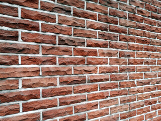 Red building brick wall background