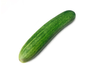 Cucumber isolated on white background.