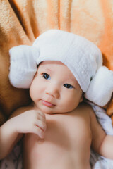 baby in towel