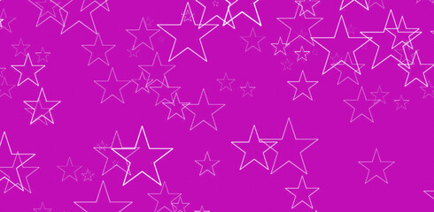 Fototapeta premium Abstract star-shaped grunge textured on a pink background.