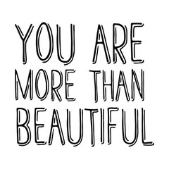 Inspirational quote for your design. Custom typography.