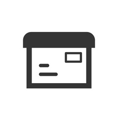 Simple illustration of a box icon