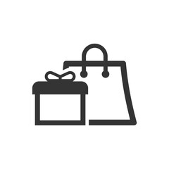 Gift shopping icon