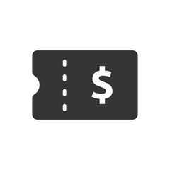 Simple illustration of a invoice icon