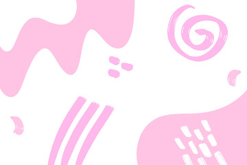 Hand drawn abstract Pop Memphis Background.Applicable for brochures, posters, banners and covers.
