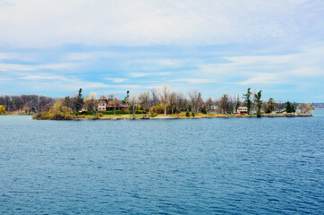 A small island in Saint Lawrence River