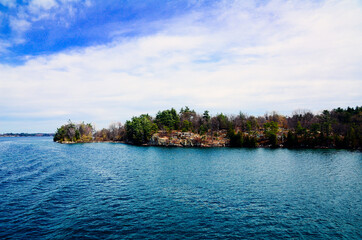 A small island in Saint Lawrence River