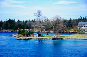 A small island in Saint Lawrence River