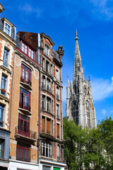 Lille : Eglise Saint Maurice et façades
