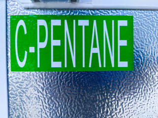 Cyclopentane (C-pentane, c pentane) is a blowing agent in the manufacture of polyurethane...