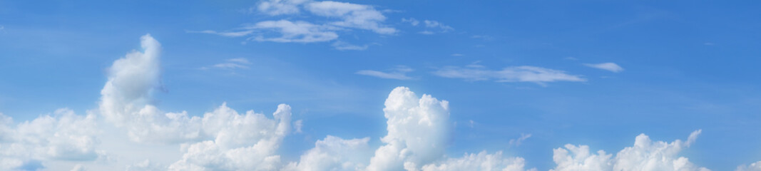 cloud and blue sky background ,panorama