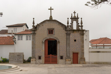 Obraz premium Vasco da Gama Square and the Chapel of Our Lord of Agony.