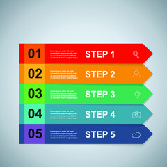 modern design template with numbers