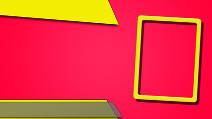 attractive intro template or thumbnail or business card mockup