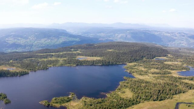 Drone in Hallingdal. Recorded in &Aring;l.