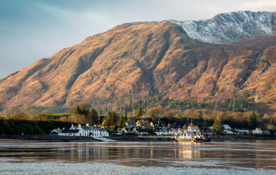 Corran Ferry at the Ardgour side of the Corran Narrows