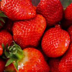 strawberries close up